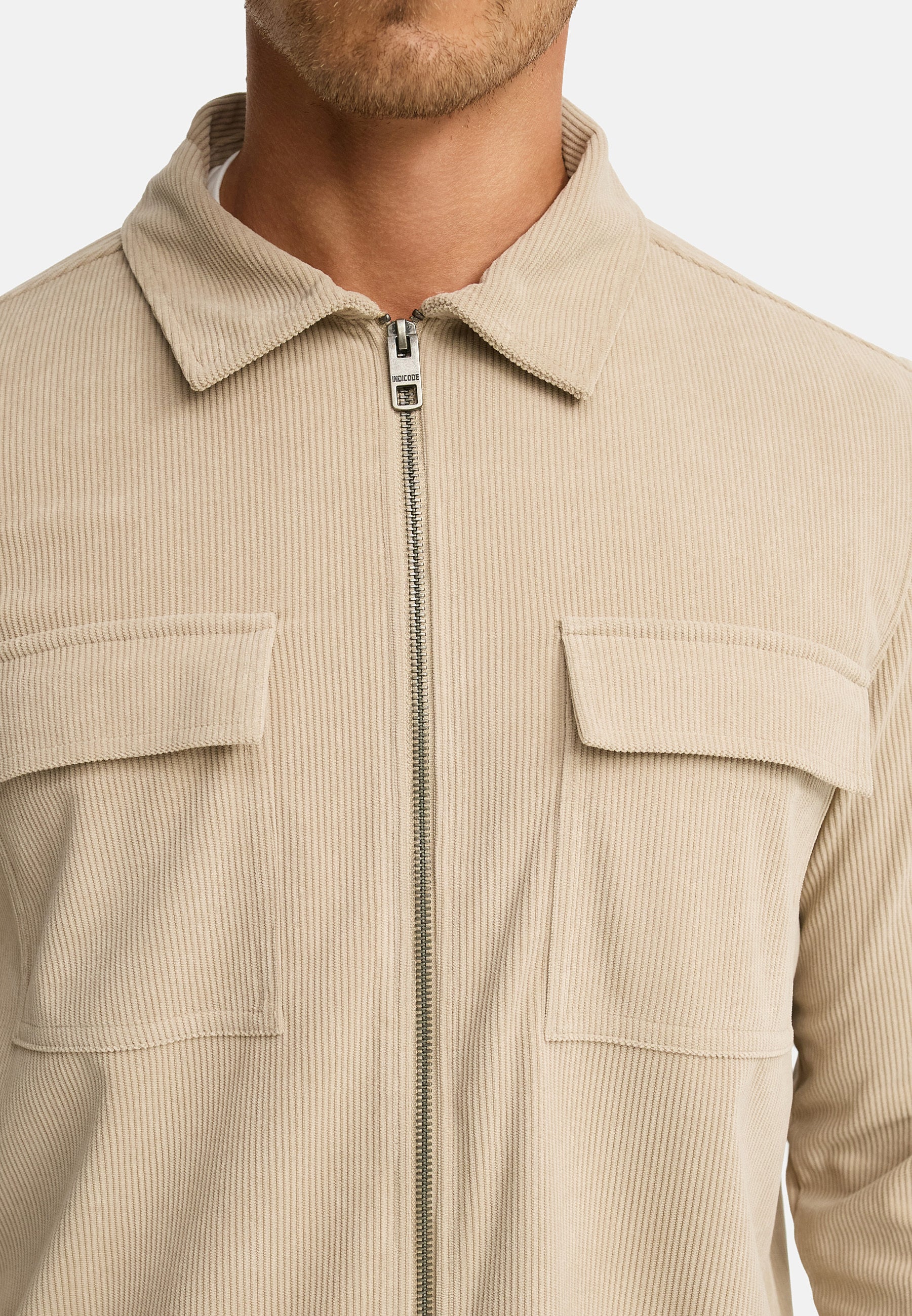 Hemd Langarm INNemoto Zip Shirt Produktbild