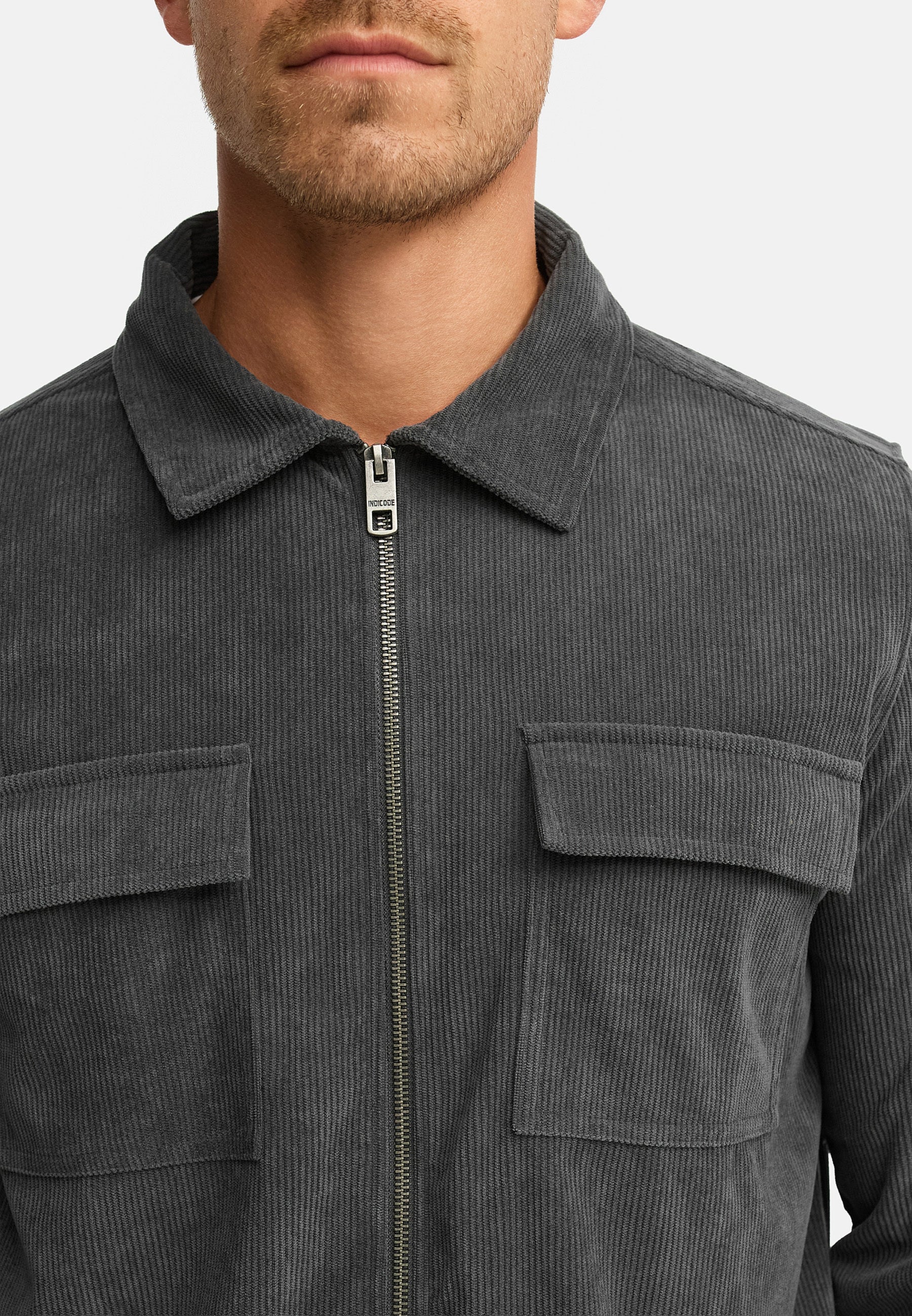 Hemd Langarm INNemoto Zip Shirt Produktbild