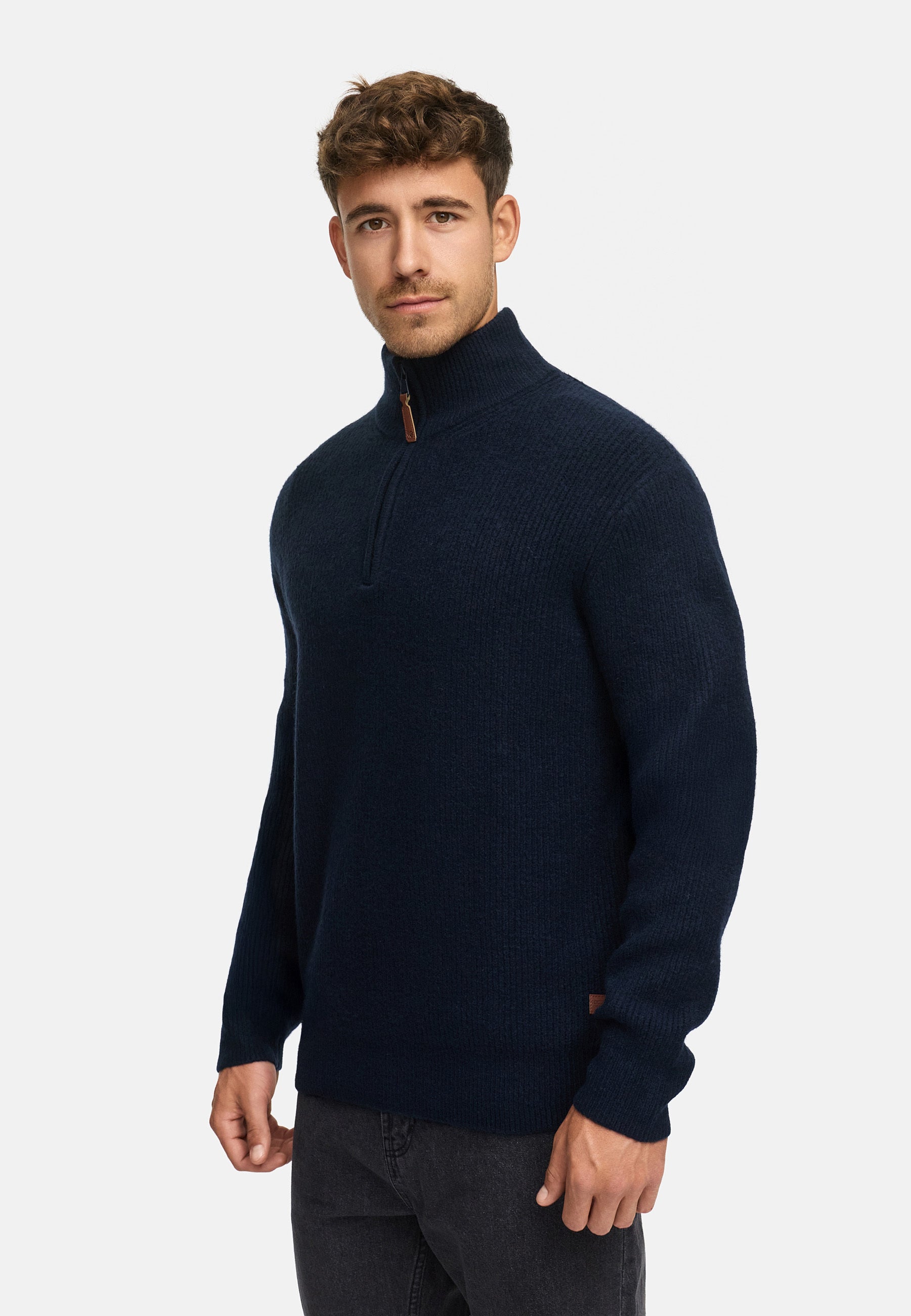 Strickpullover INPeace Half Zip Produktbild