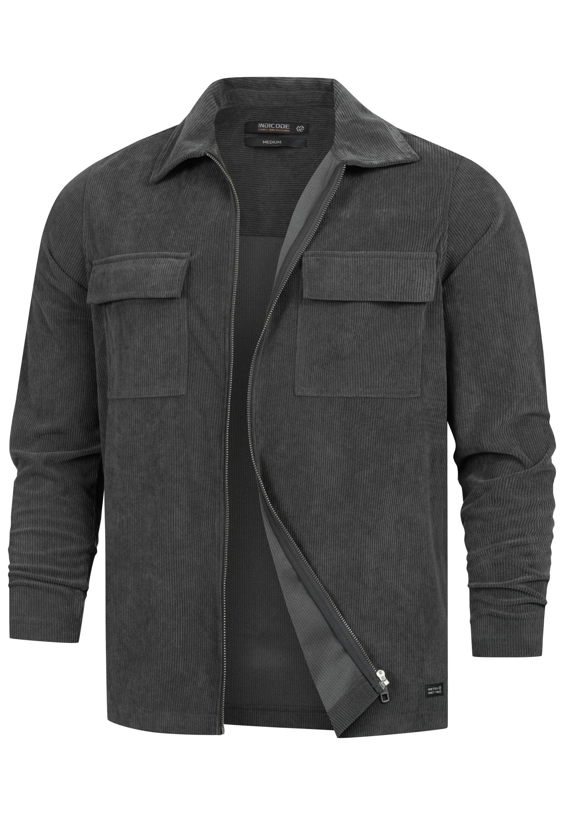 Hemd Langarm INNemoto Zip Shirt Produktbild
