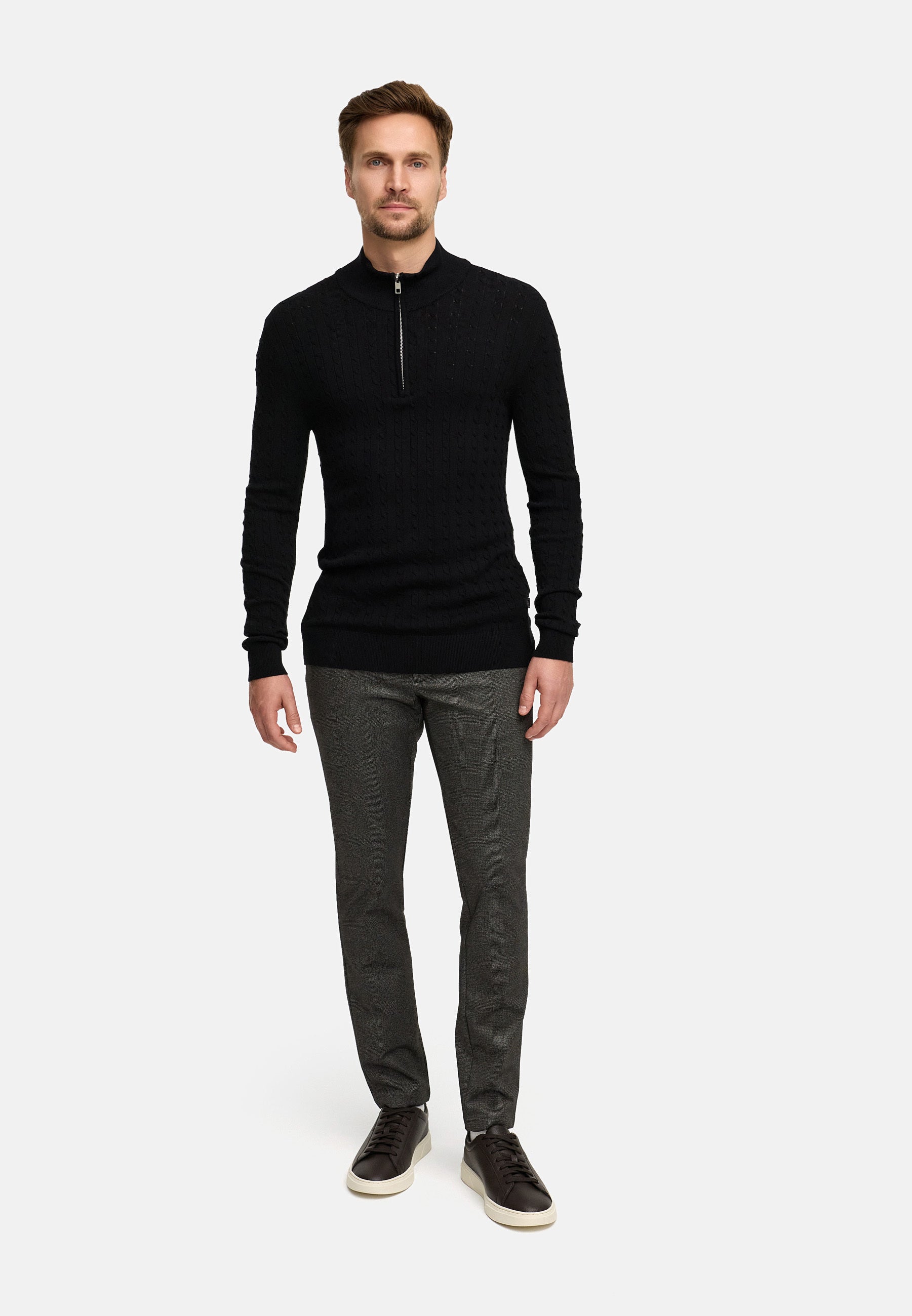 Strickpullover JFCamden half zip knit Produktbild
