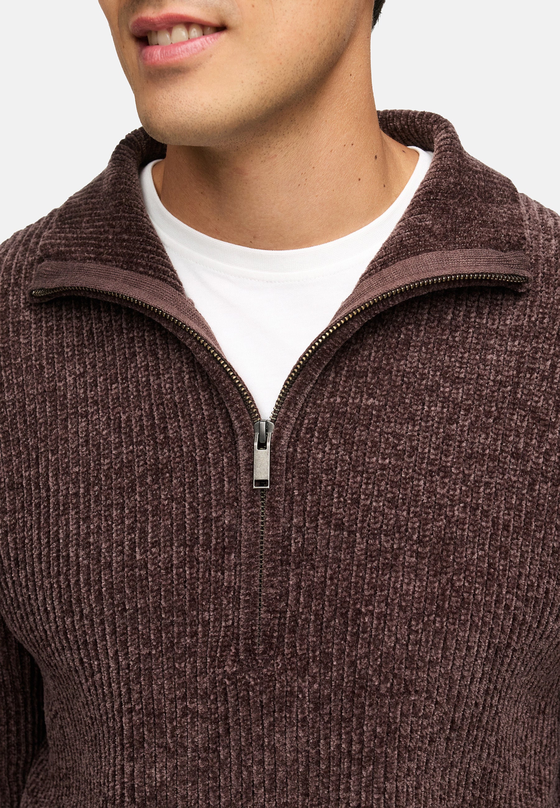 Strickpullover INHunch Half Zip Produktbild