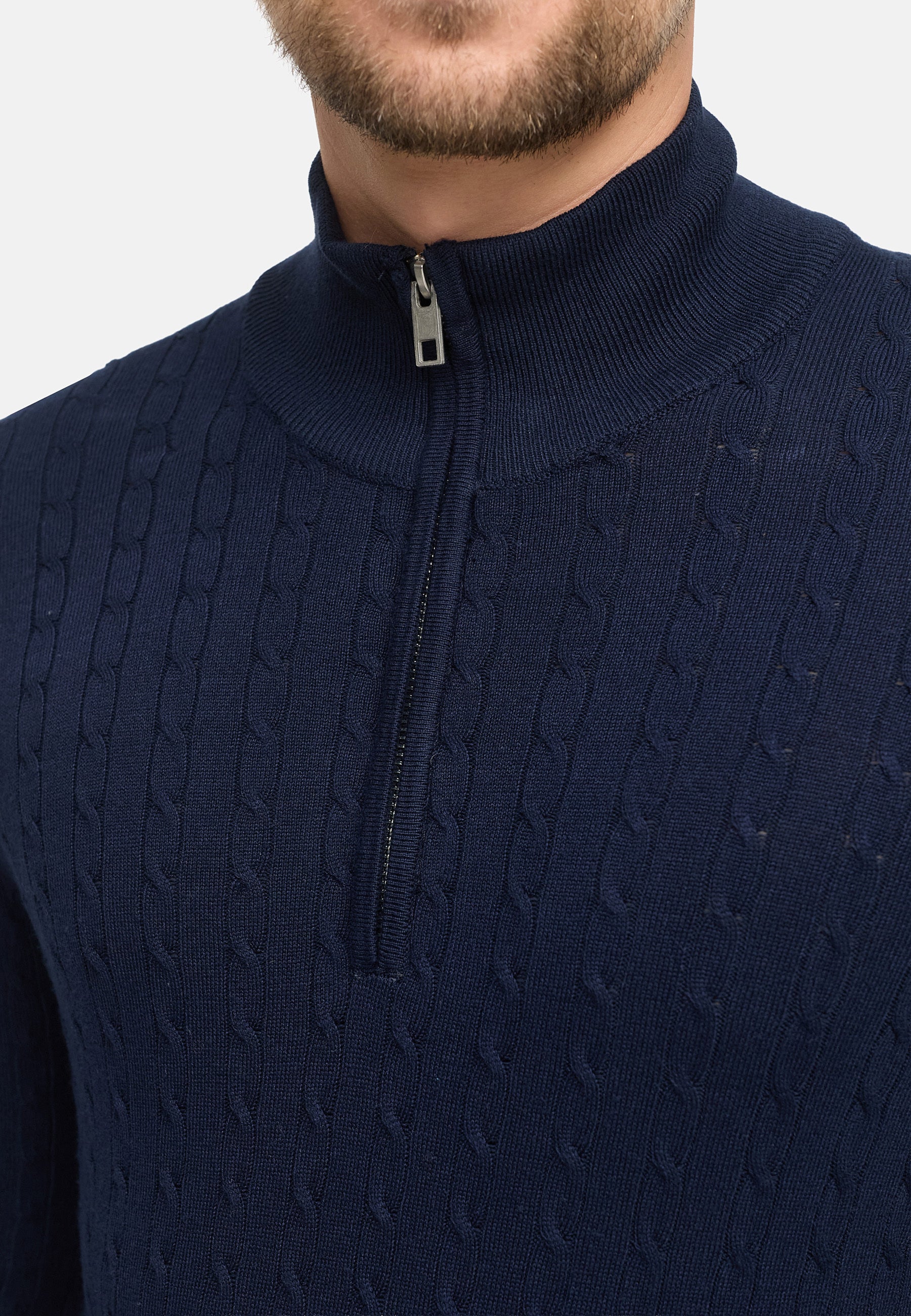 Strickpullover JFCamden half zip knit Produktbild