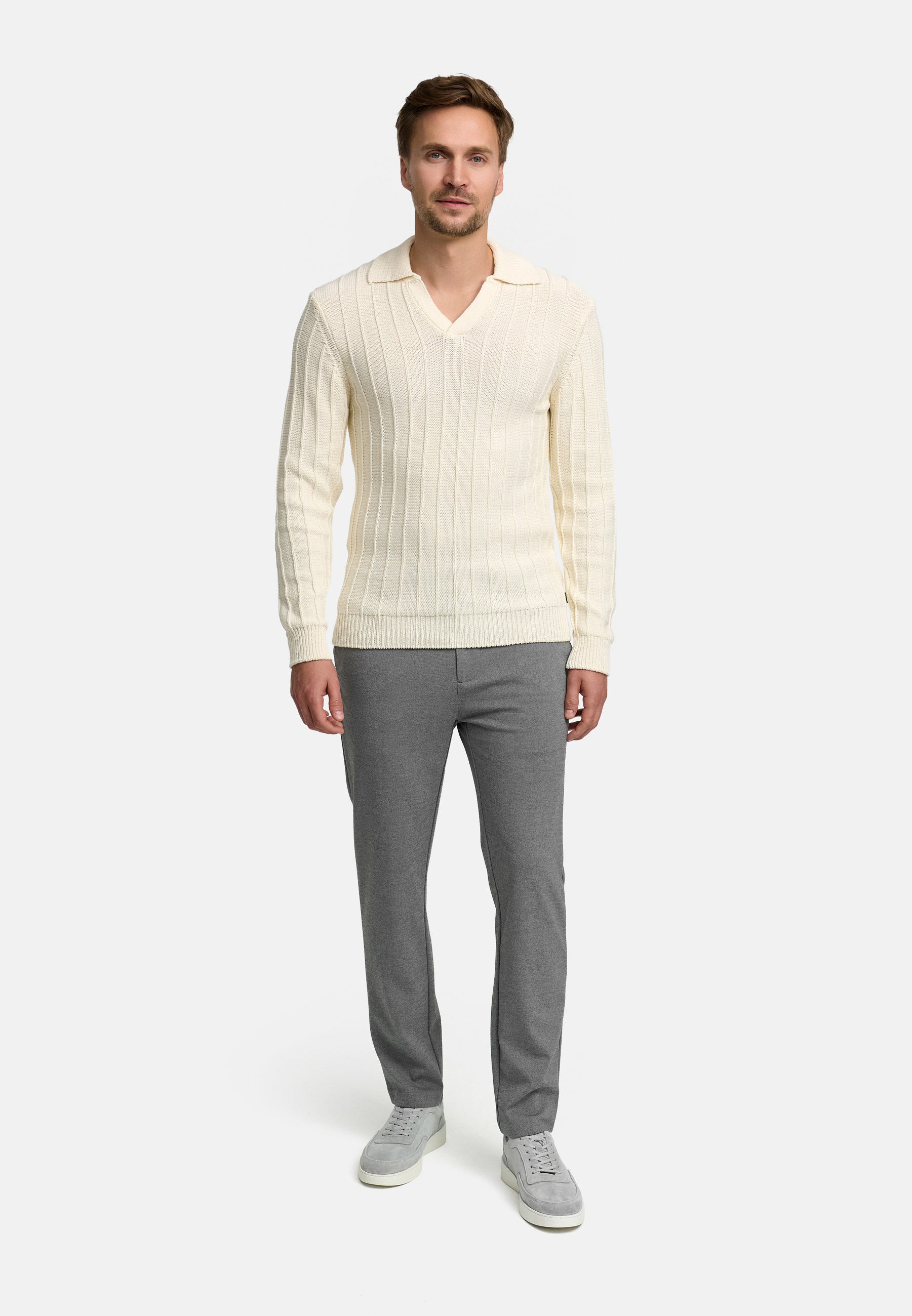 Strickpullover JFTruman polo knit Produktbild