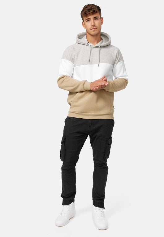Indicode Herren Donta Sweatshirt mit Kapuze 3-farbig